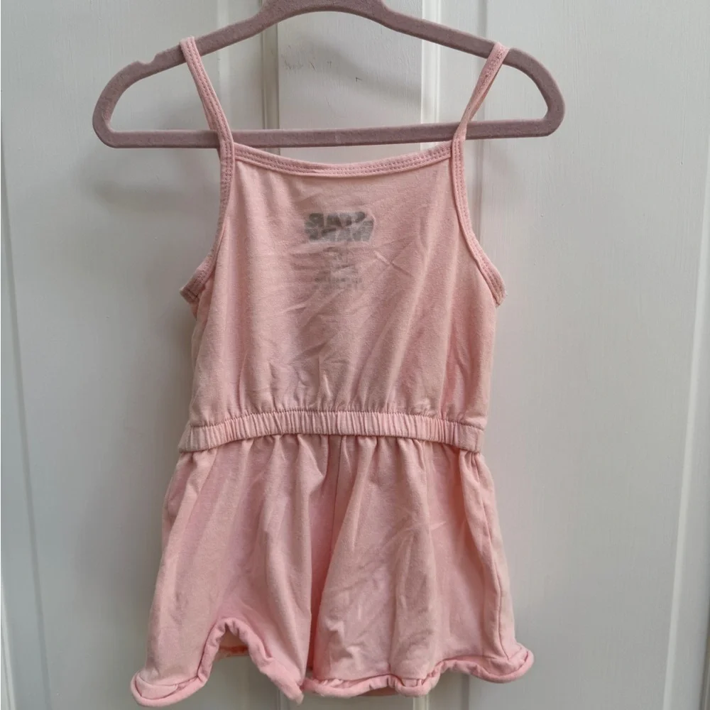 Star Wars 2T Girl Pink The Child Yoda Mandalorian Tank Top Toddler Romper